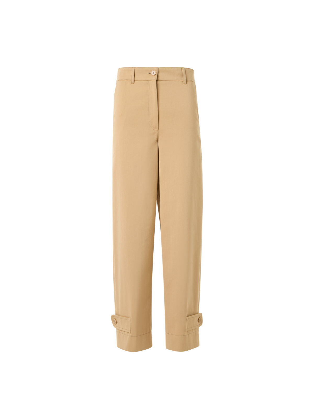 Designer Fraser Pants in Cotton Gabardine - beige