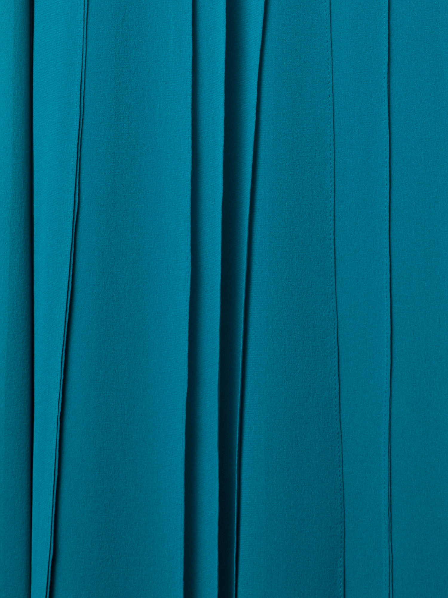 Designer Silk Gown with Flowing Ribbons Skirt - blue