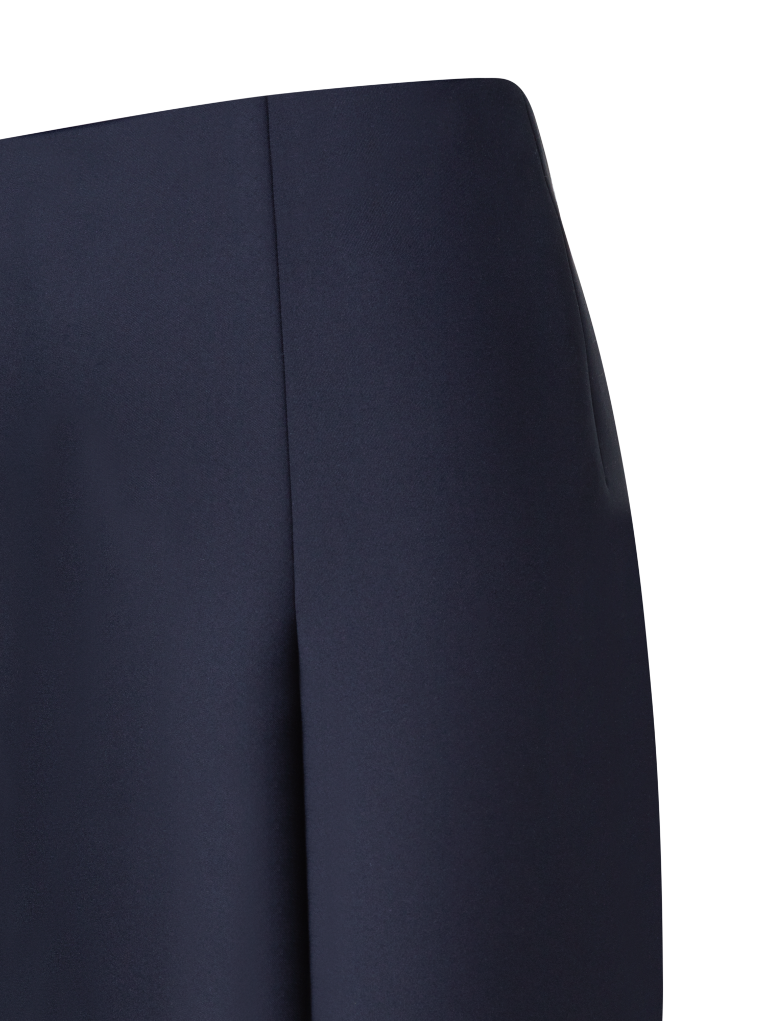 Designer Techno Neoprene Skirt - black