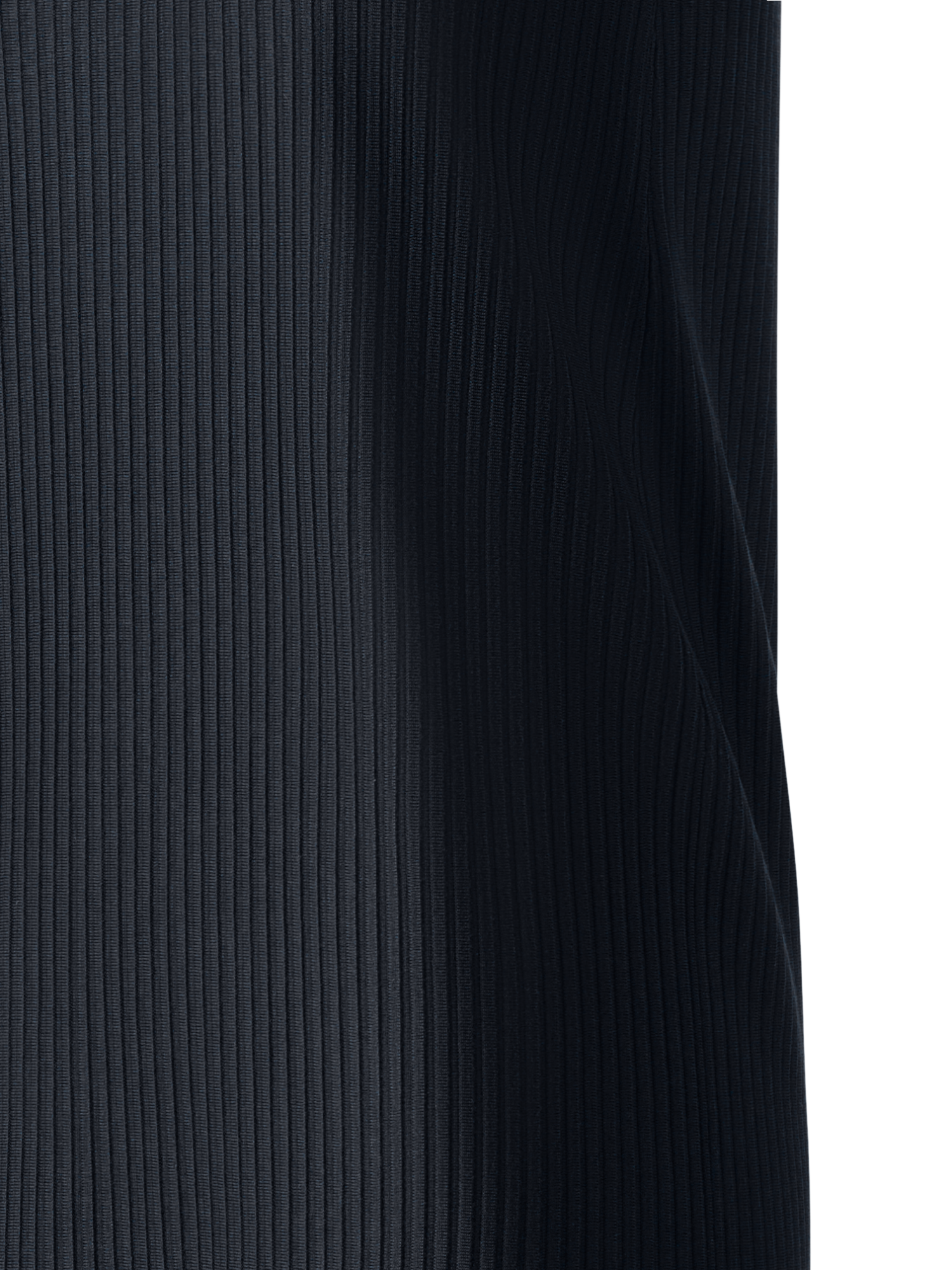 Designer Knit Dress in Semi-Sheer Silk Cotton - black - neutral