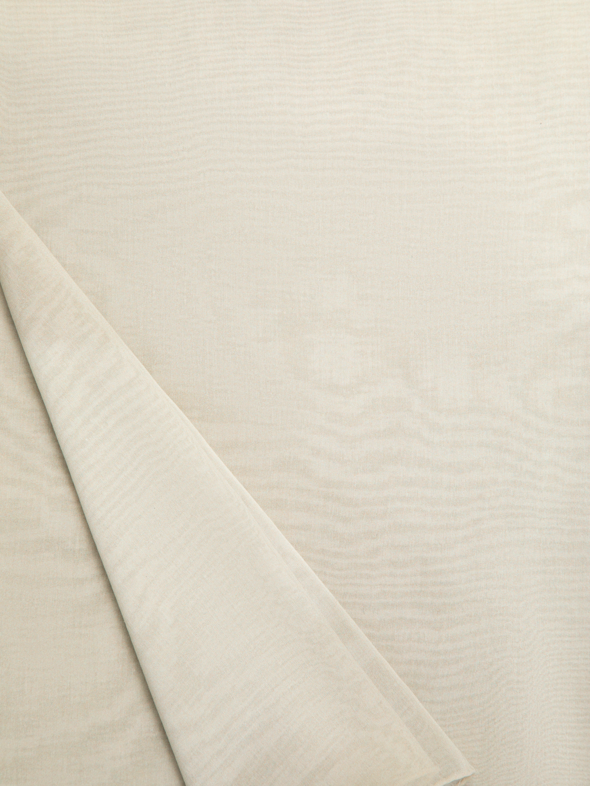 Designer Cotton Silk Scarf with Chiaroscuro Print - neutral - pastel - grey - beige