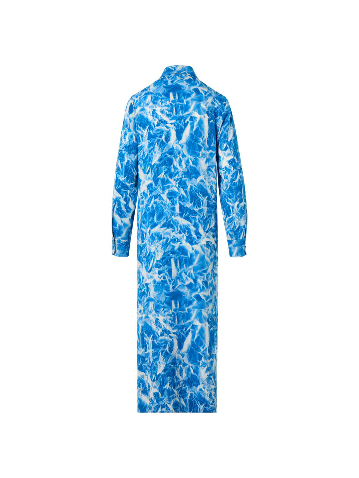midi tunic dress Whitecaps Print Silk Crêpe Midi Tunic Dress – Akris EU