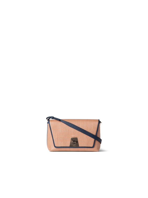 Designer Anouk Small Day Bag - navy - blue - multicolor - beige