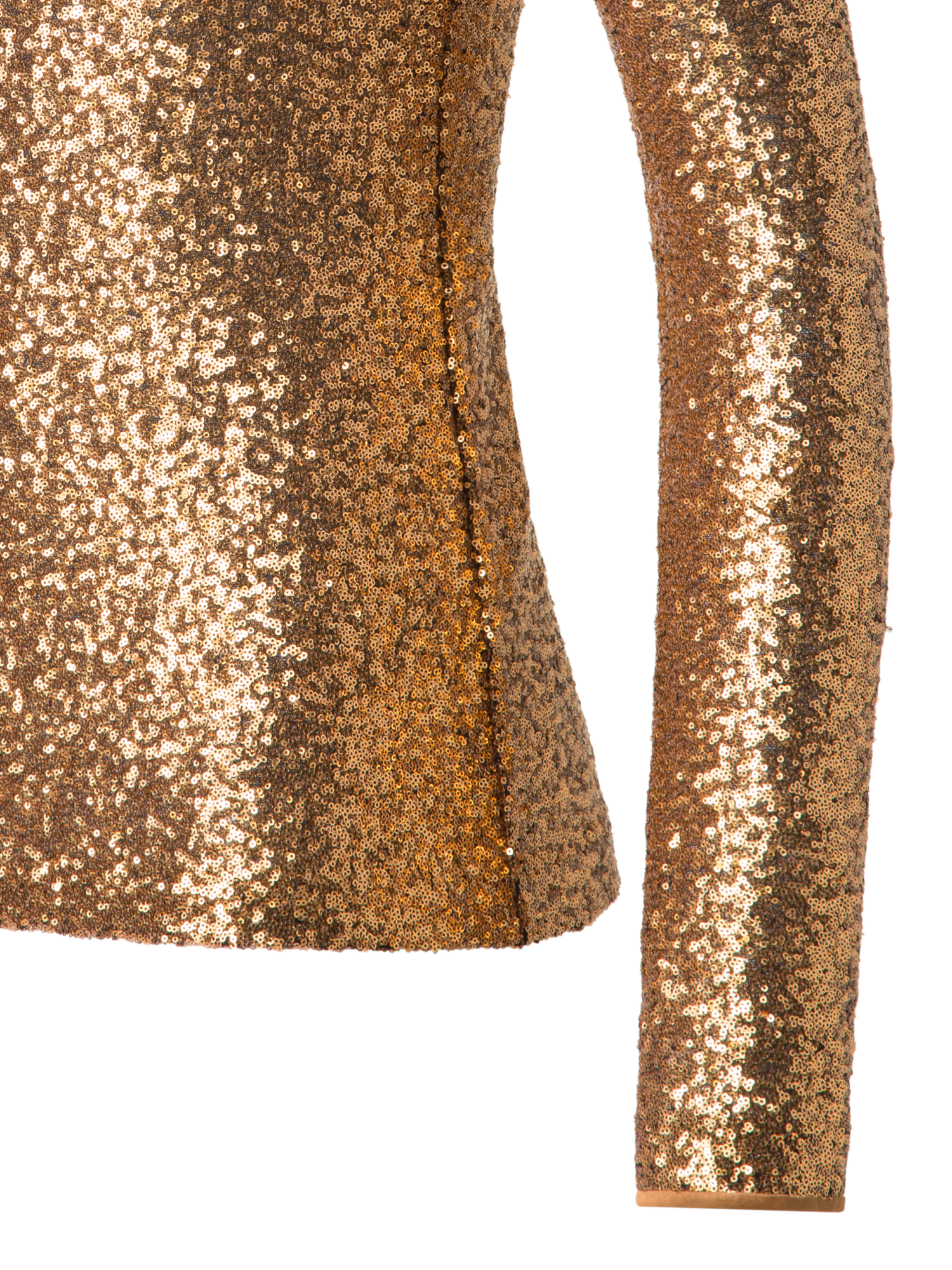 Designer Sequins on Jersey Top - gold