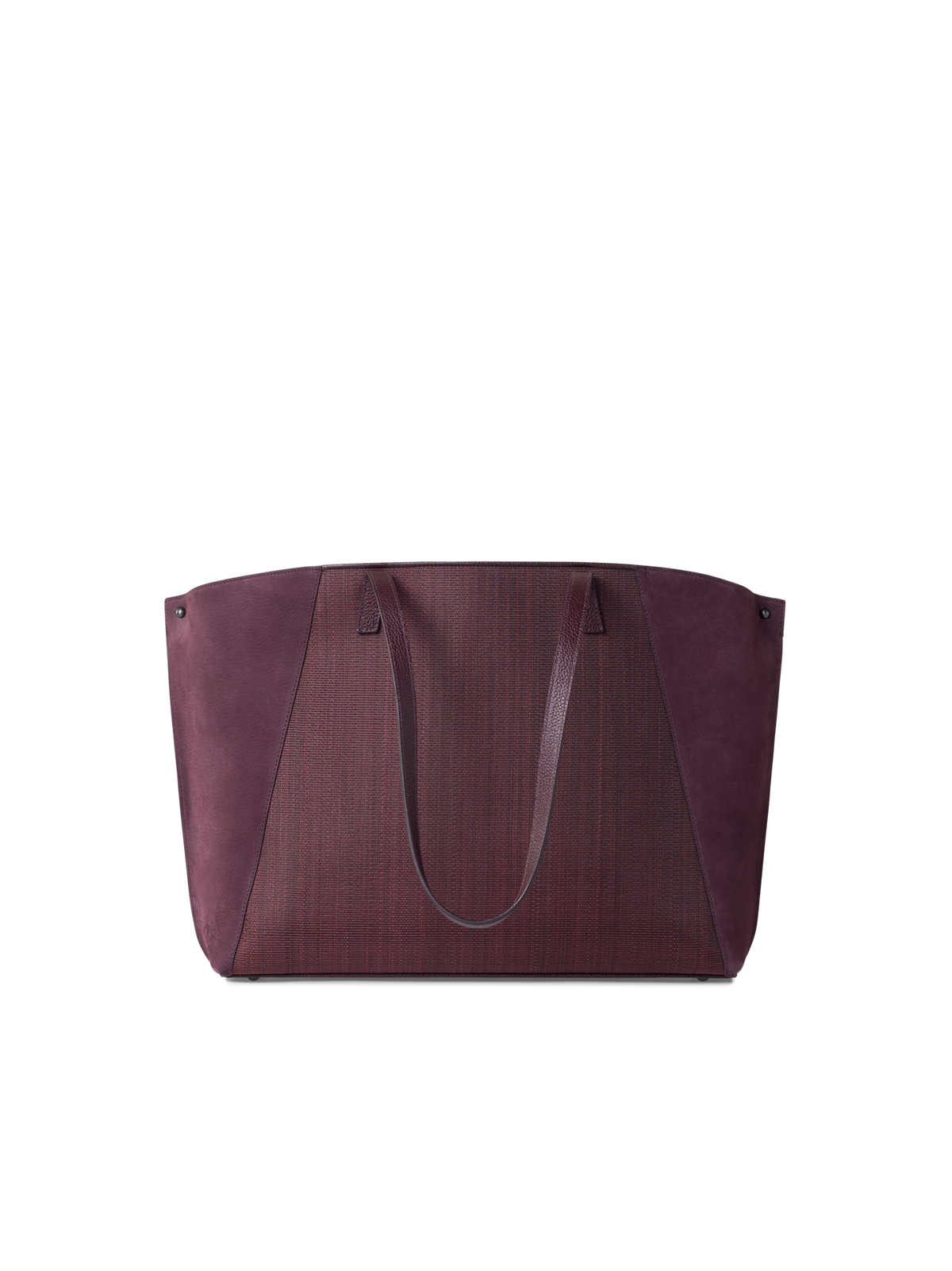 Designer Ai Medium Shoulder Tote - purple - wine - red