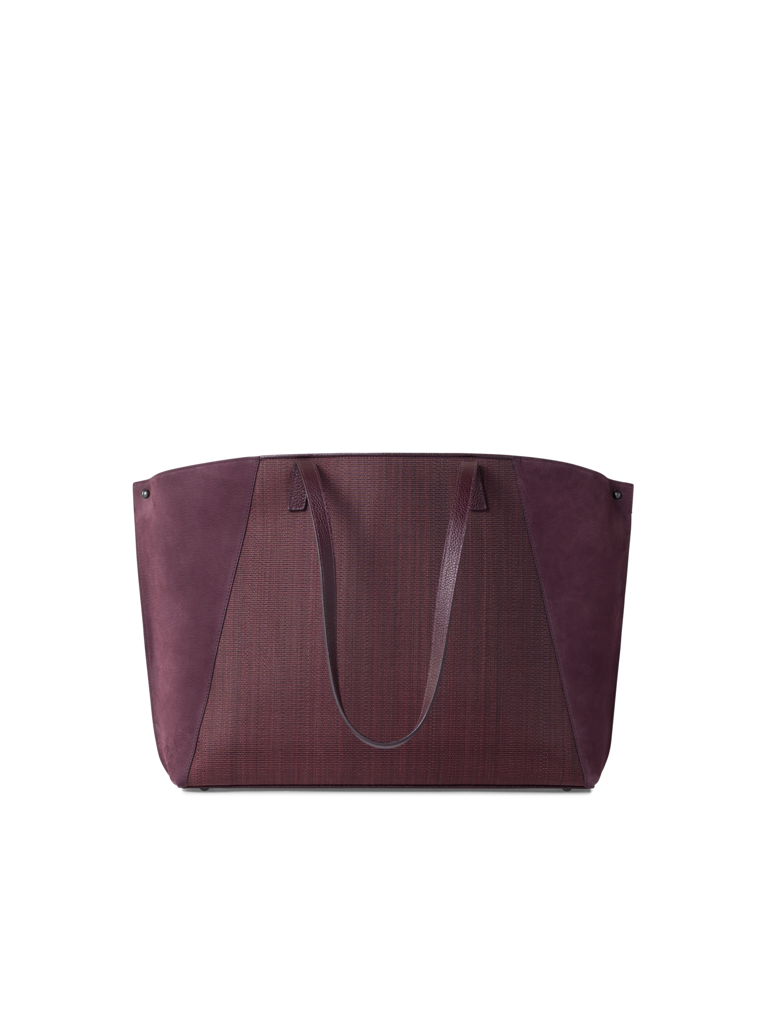 Designer Ai Medium Shoulder Tote - purple - wine - red
