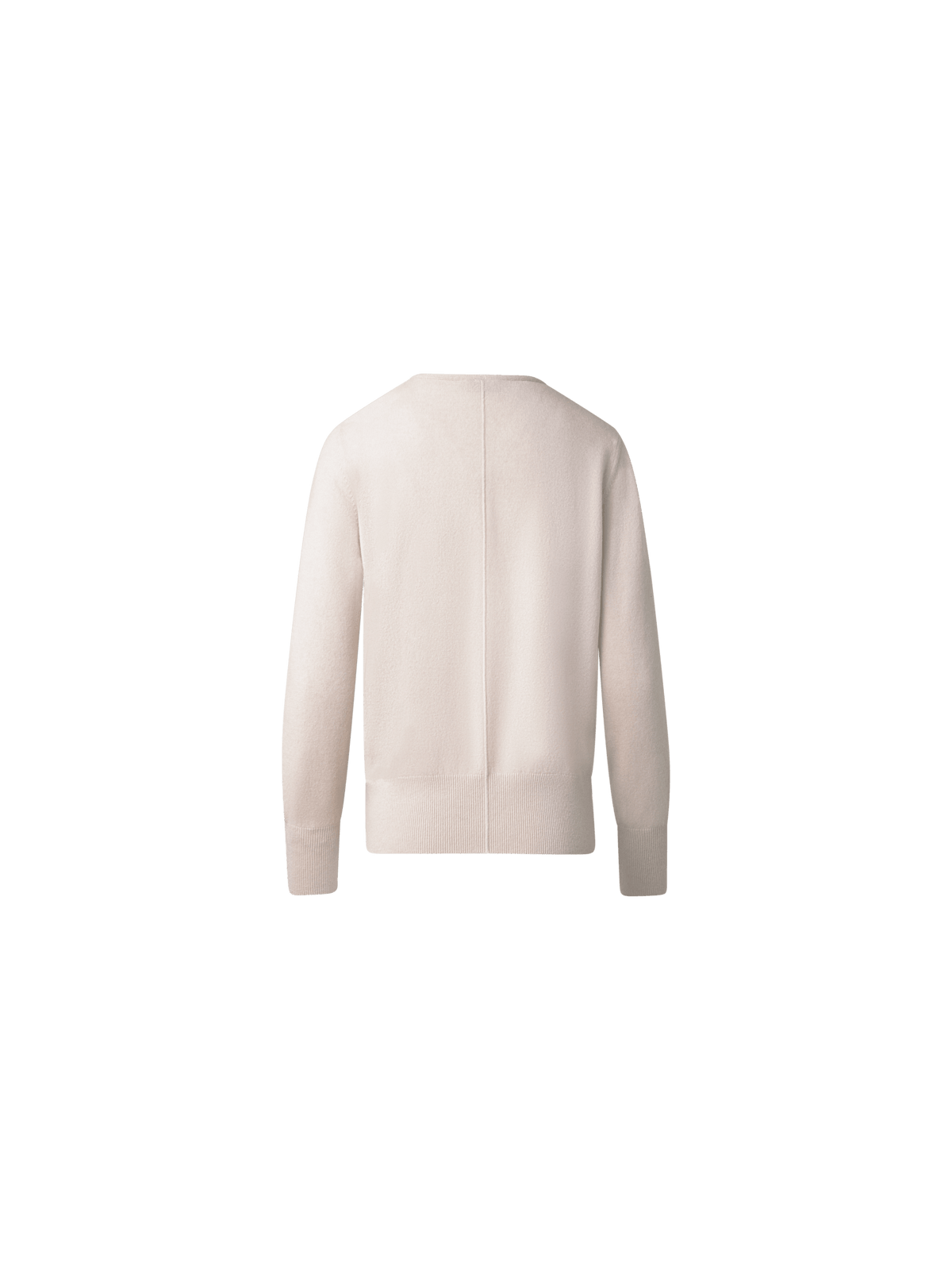 Designer 100% Cashmere V-Neck Knit Sweater - neutral - beige