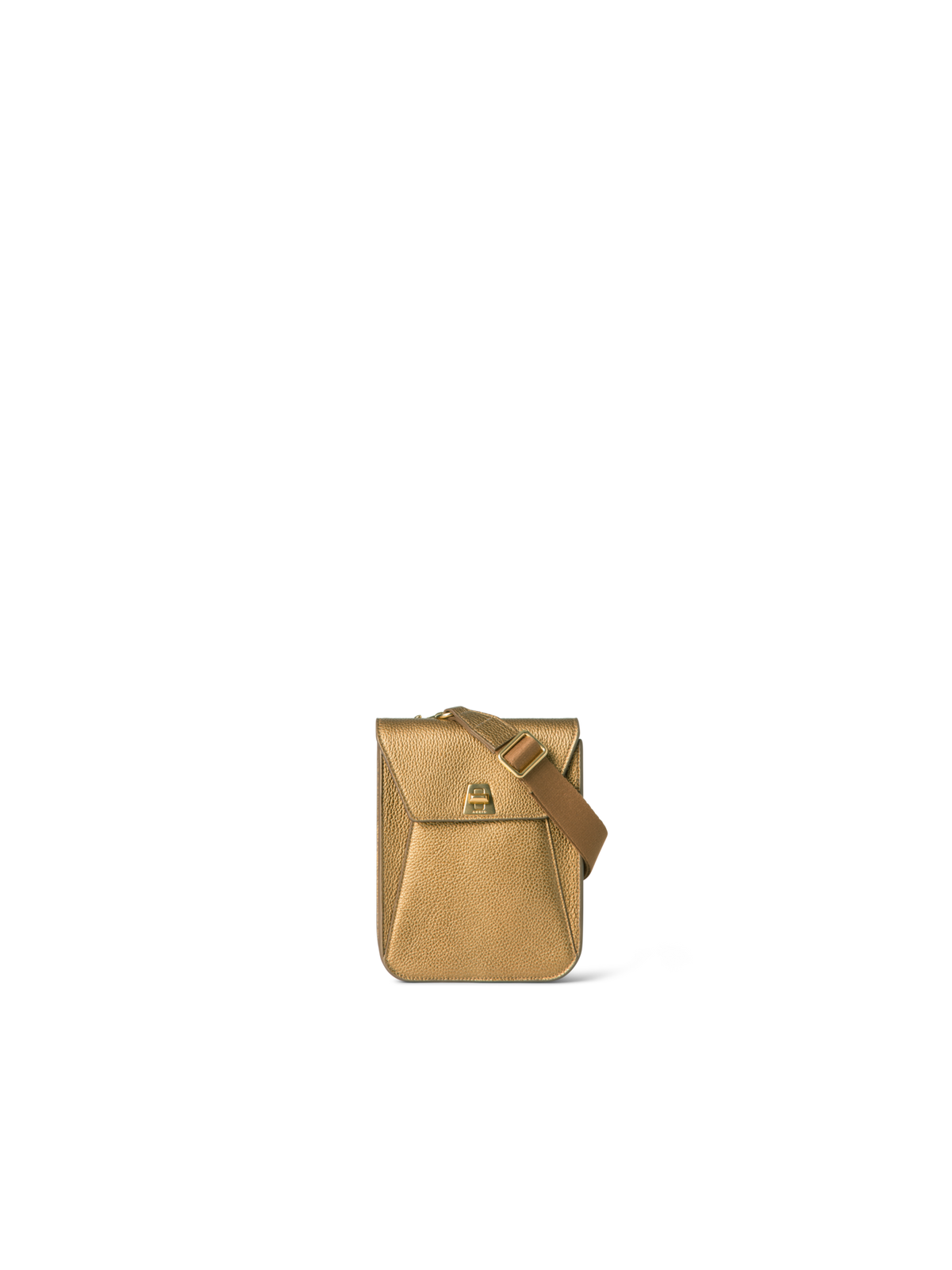 Designer Anouk Mini Messenger Bag - gold