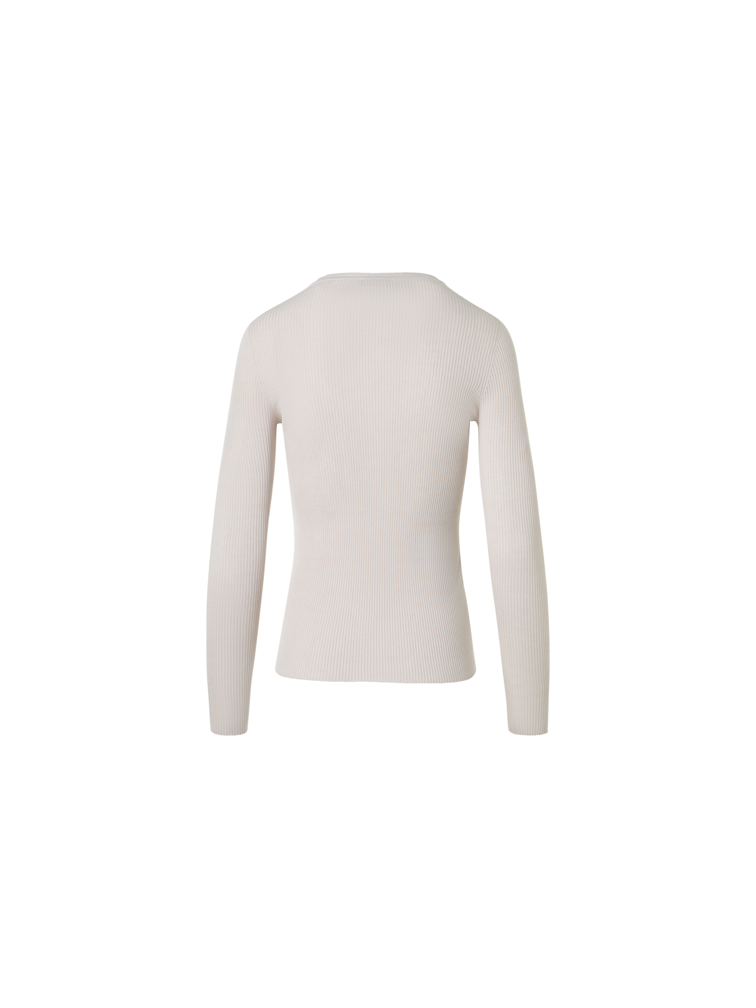 Designer Seamless Silk Cotton Knit Sweater - neutral - beige