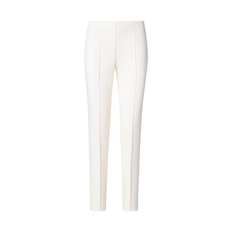 Slim Hose aus Seiden-Stretch-Crêpe