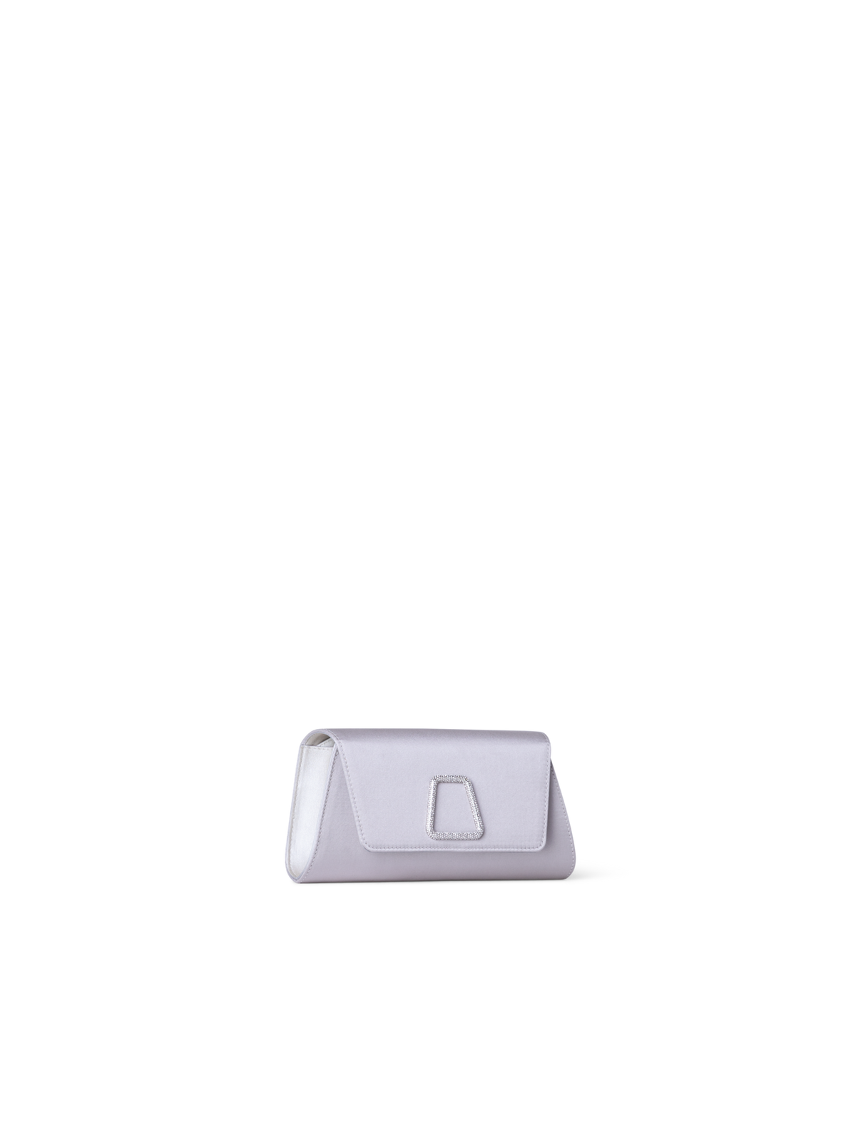 Designer Anouk Mini Trapezoid Clutch - blue - grey - silver - pink