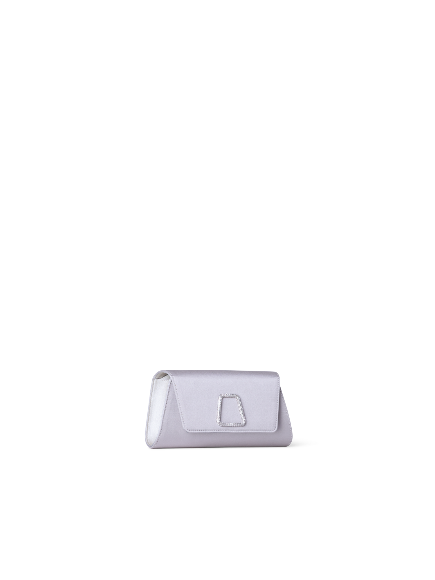 Designer Anouk Mini Trapezoid Clutch - blue - grey - silver - pink