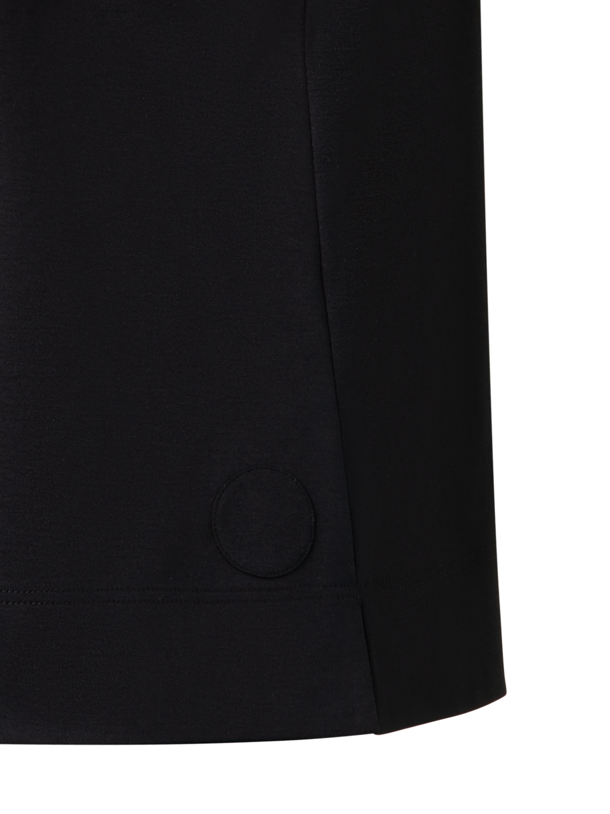 Designer Puff Sleeves T-Shirt in Cotton Jersey - black