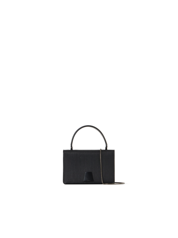 Designer Alice Mini Top Handle Bag - black