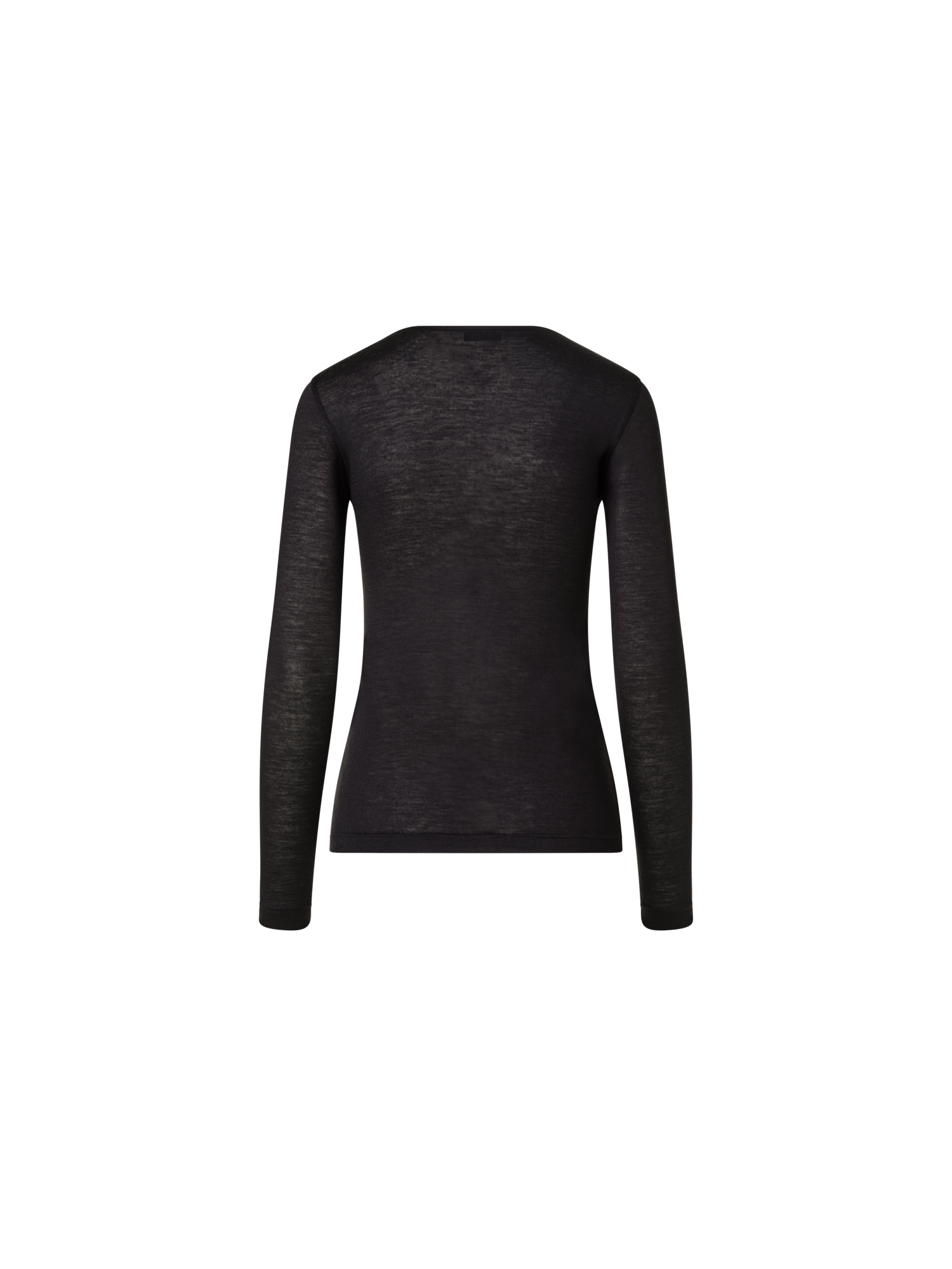 Designer Shirt from Cashmere Silk Jersey  - black