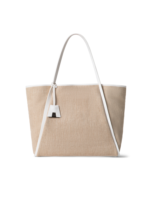 Designer Alex Large Tote - multicolor - neutral - beige