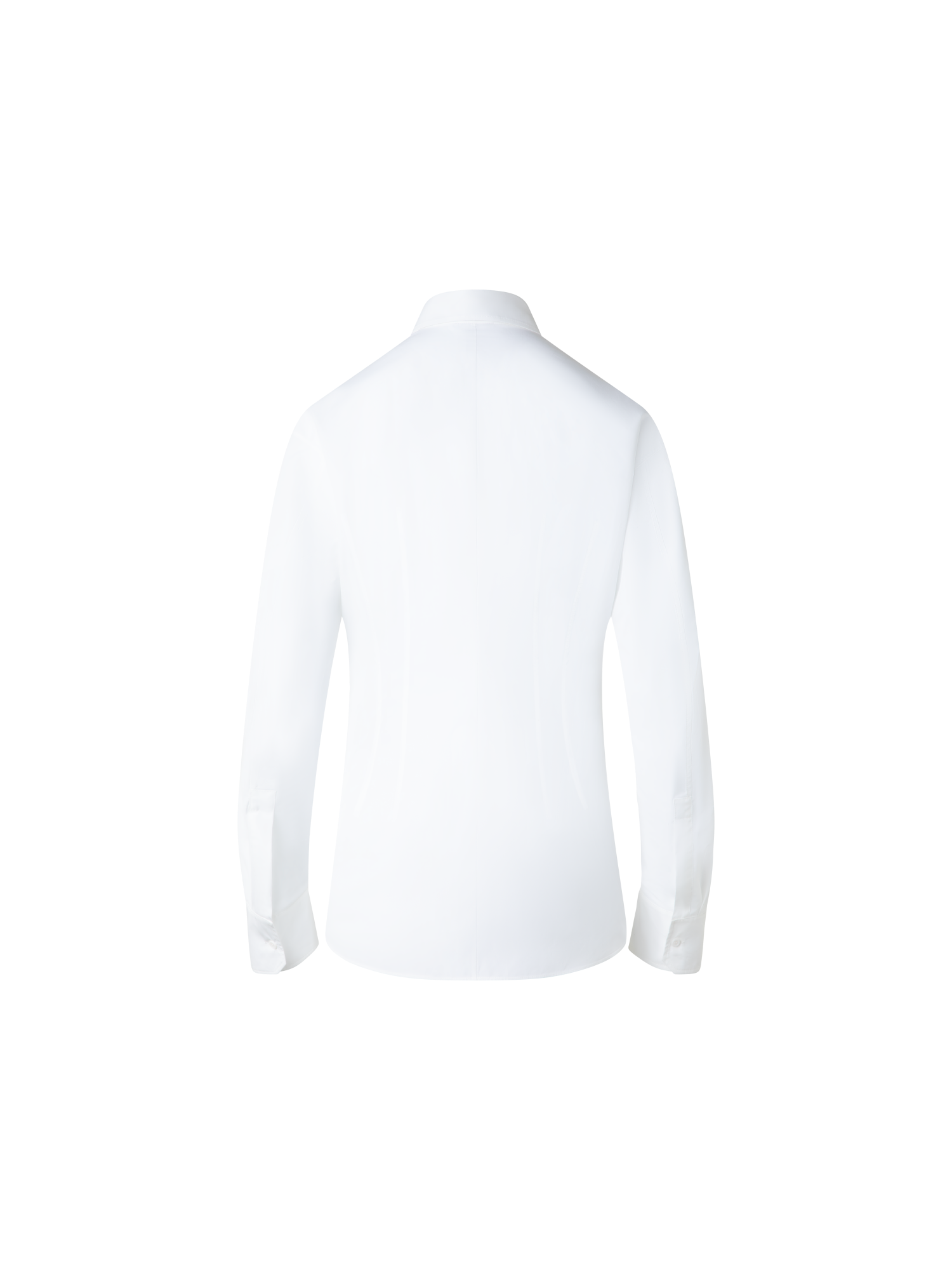 Designer Fitted Cotton Blouse - ecru - white