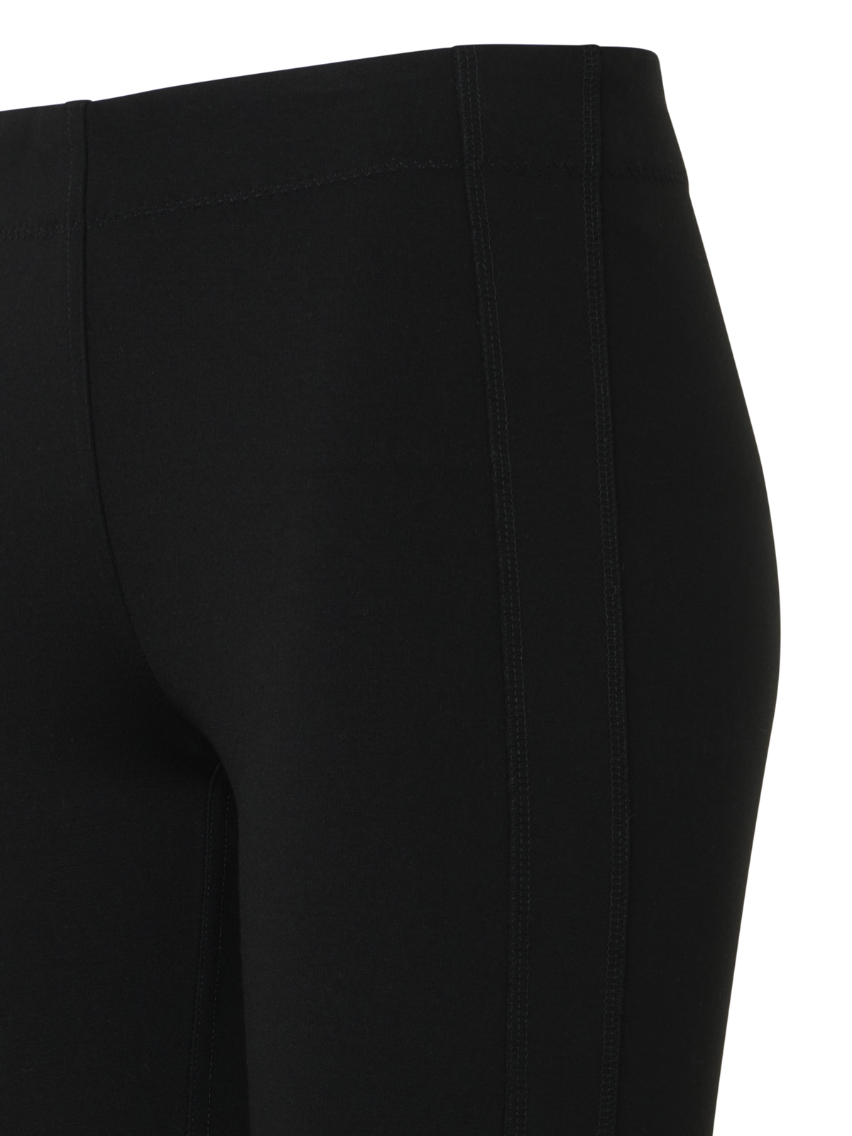 Designer Bodycon Jersey Leggings - black