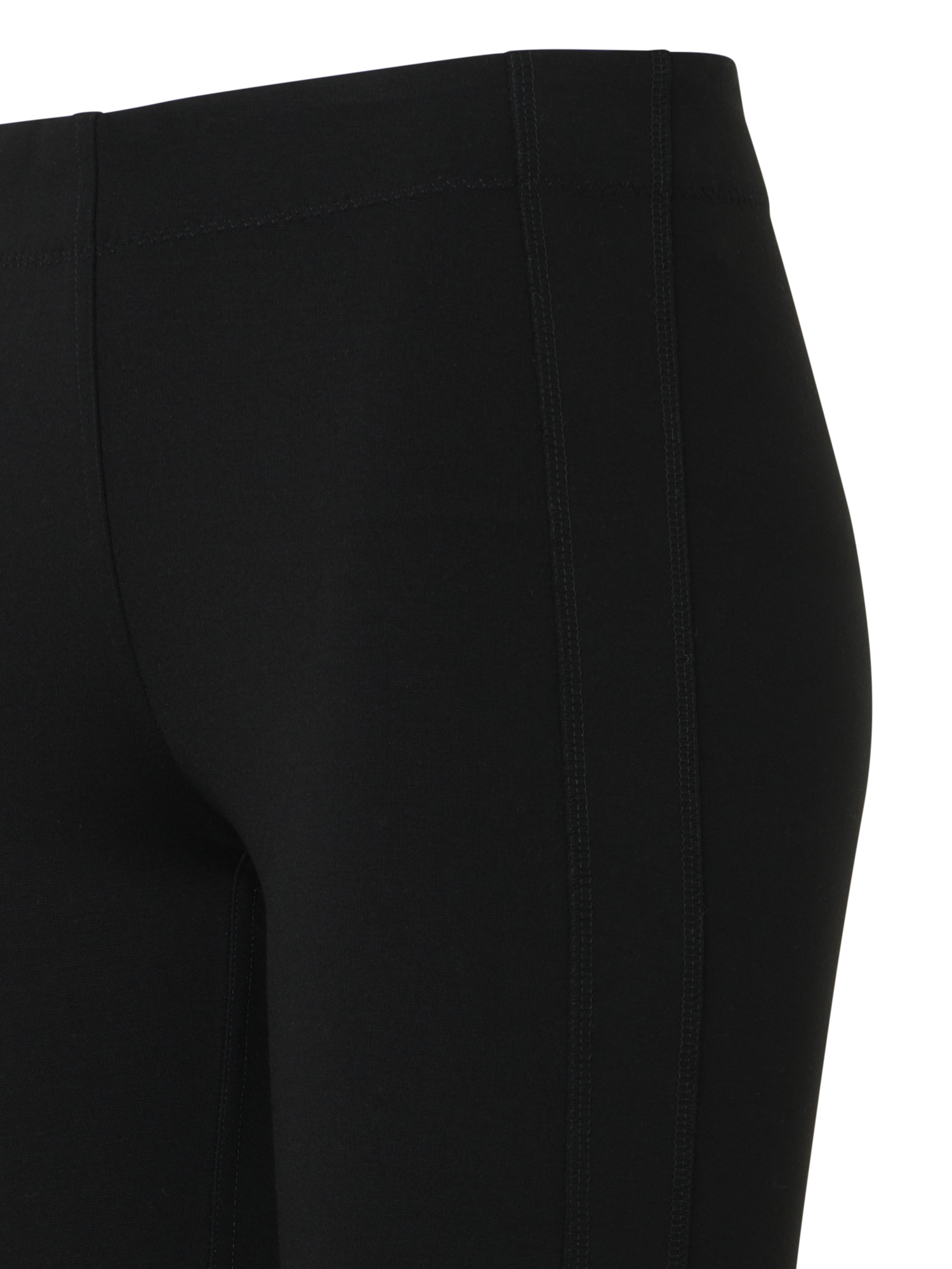 Designer Bodycon Jersey Leggings - black