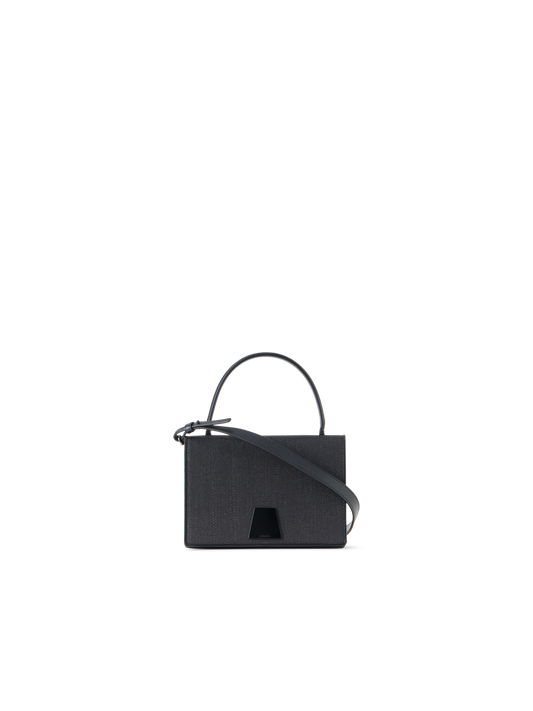 Designer Alice Small Top Handle Bag - black