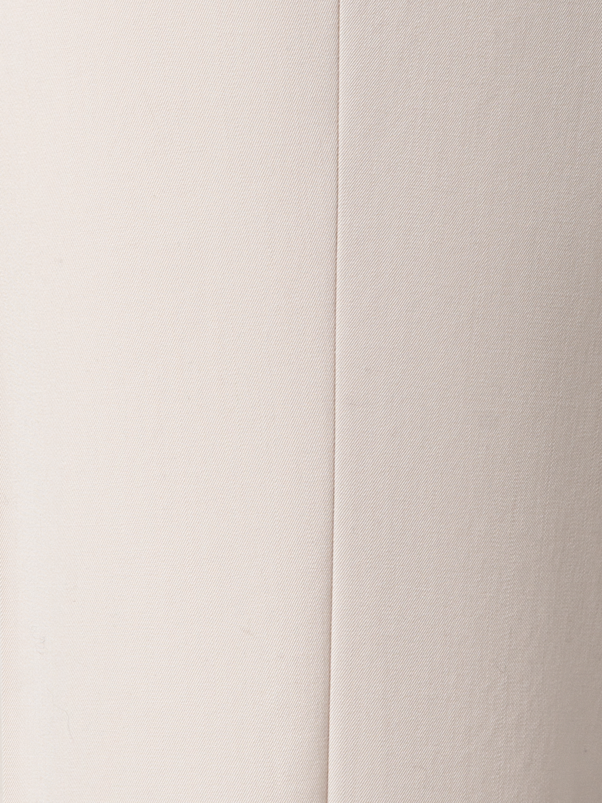 Designer Straight Wool Gabardine Pants - neutral - pastel - beige