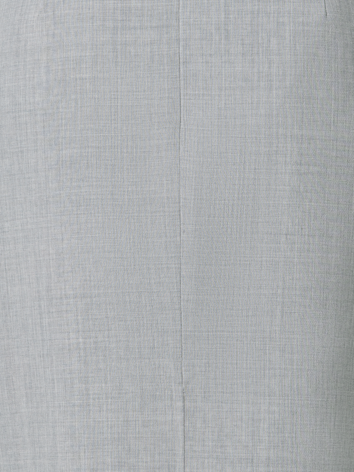 Designer Wool Double-Face Wrap Effect Pencil Skirt - grey