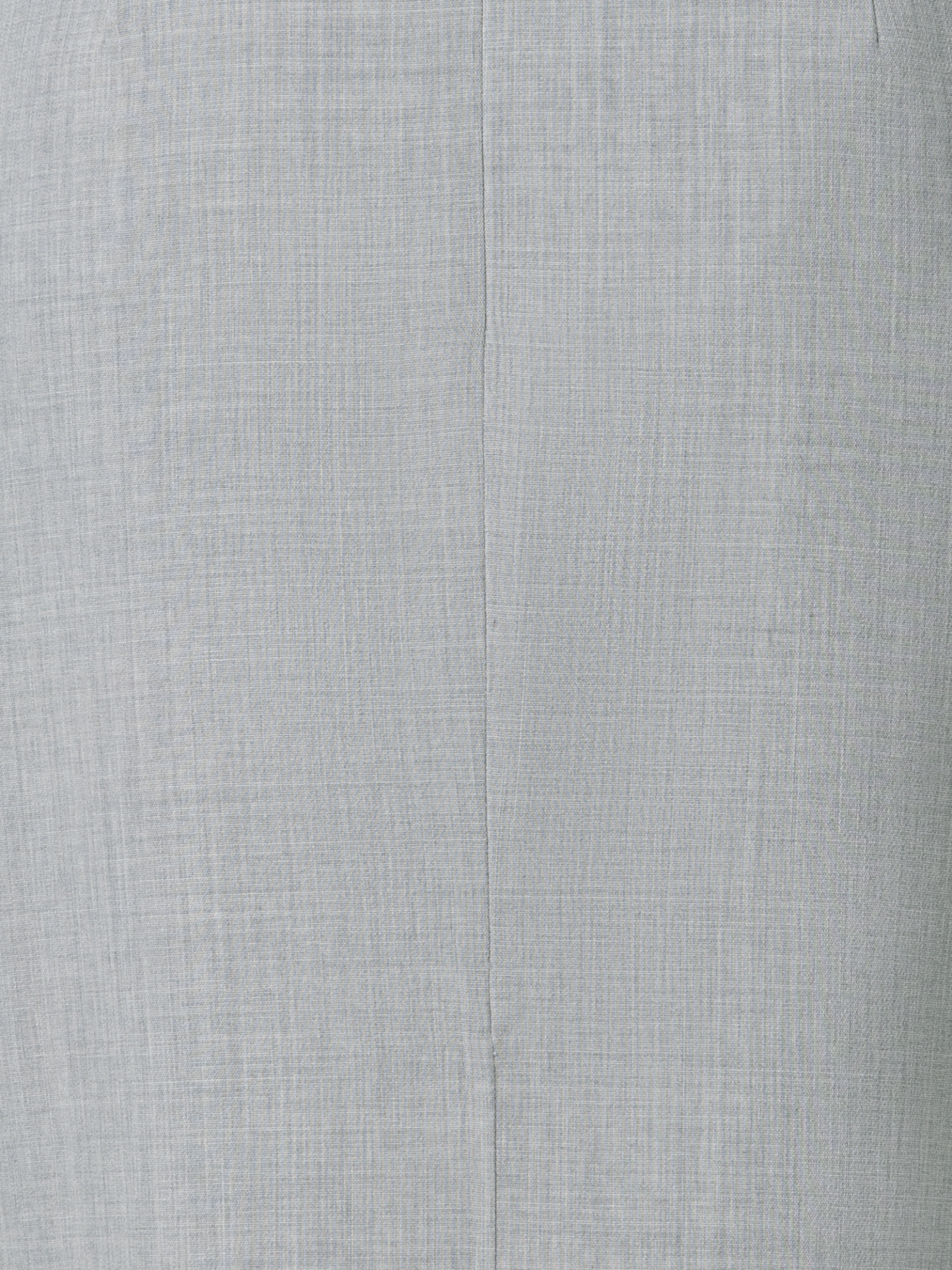 Designer Wool Double-Face Wrap Effect Pencil Skirt - grey