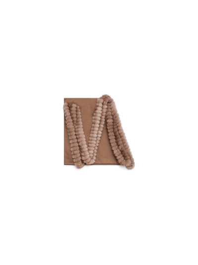 Designer Cashmere-Silk Scarf - brown