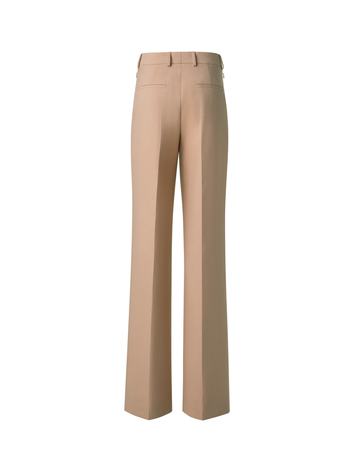 Designer Wide Cotton Double-Face Pants - neutral - beige