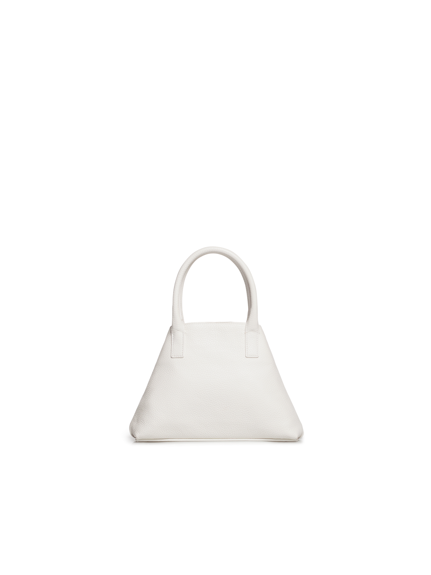 Designer Ai Little Top Handle Tote Bag - neutral - white