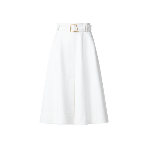 A-Line Denim Skirt in Cotton
