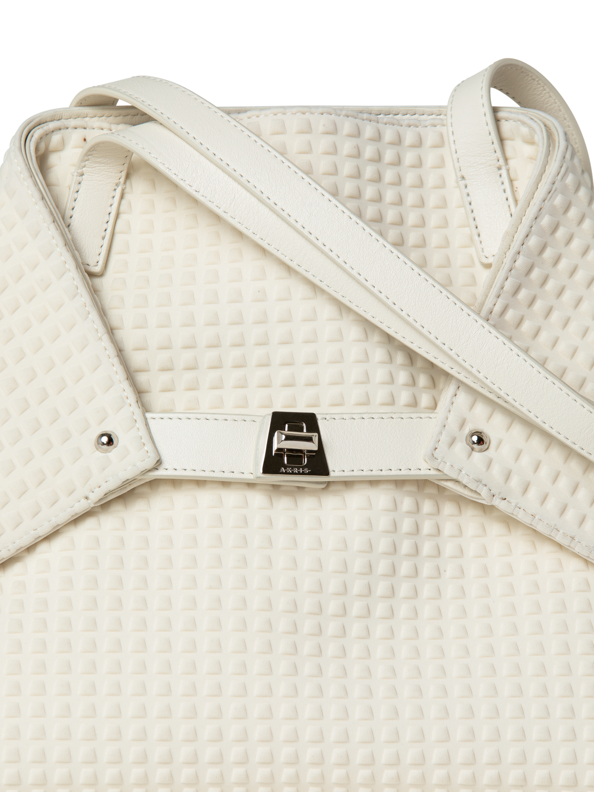 Designer Ai Small Shoulder Tote - neutral - white