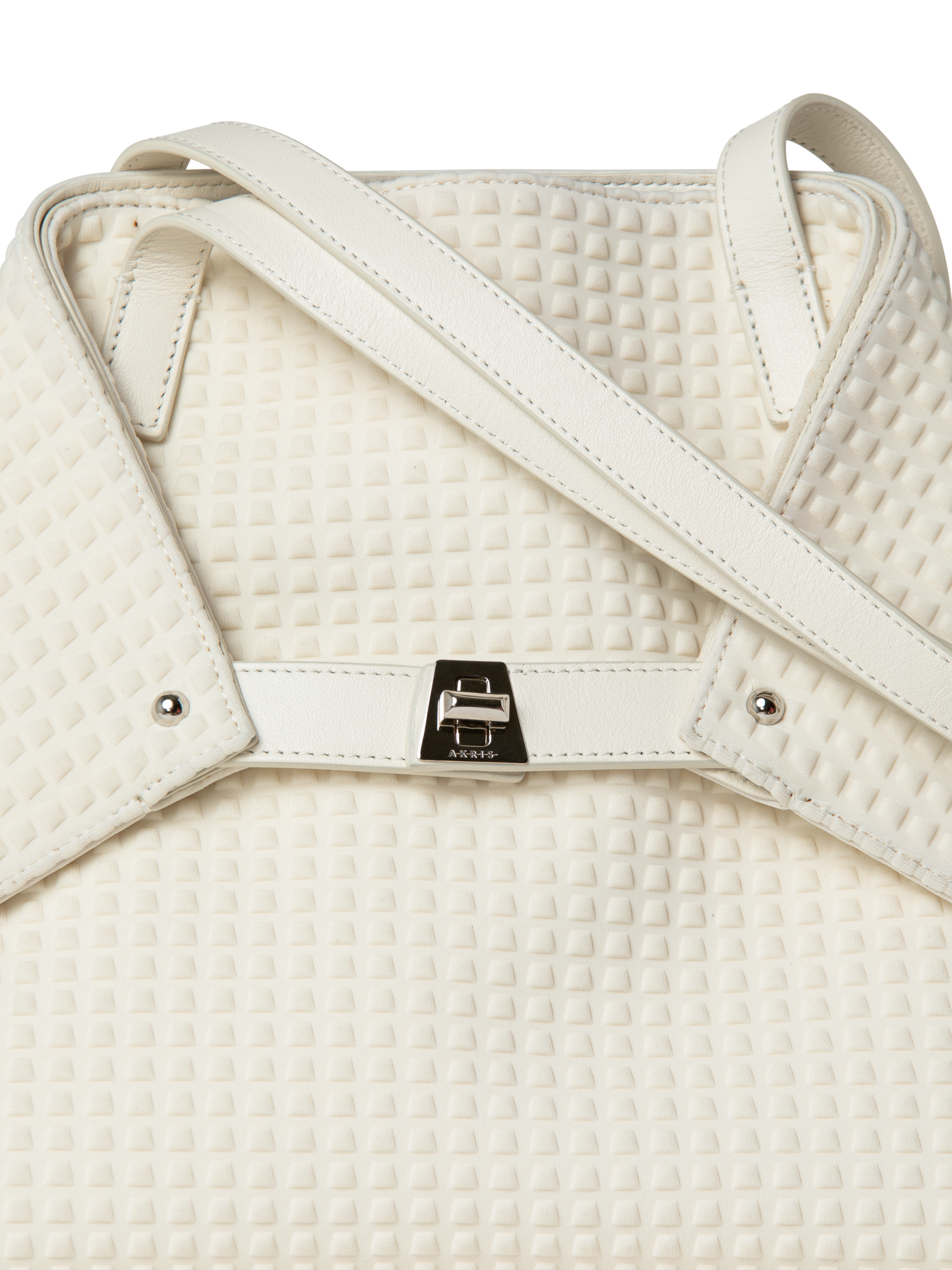 Designer Ai Small Shoulder Tote - neutral - white