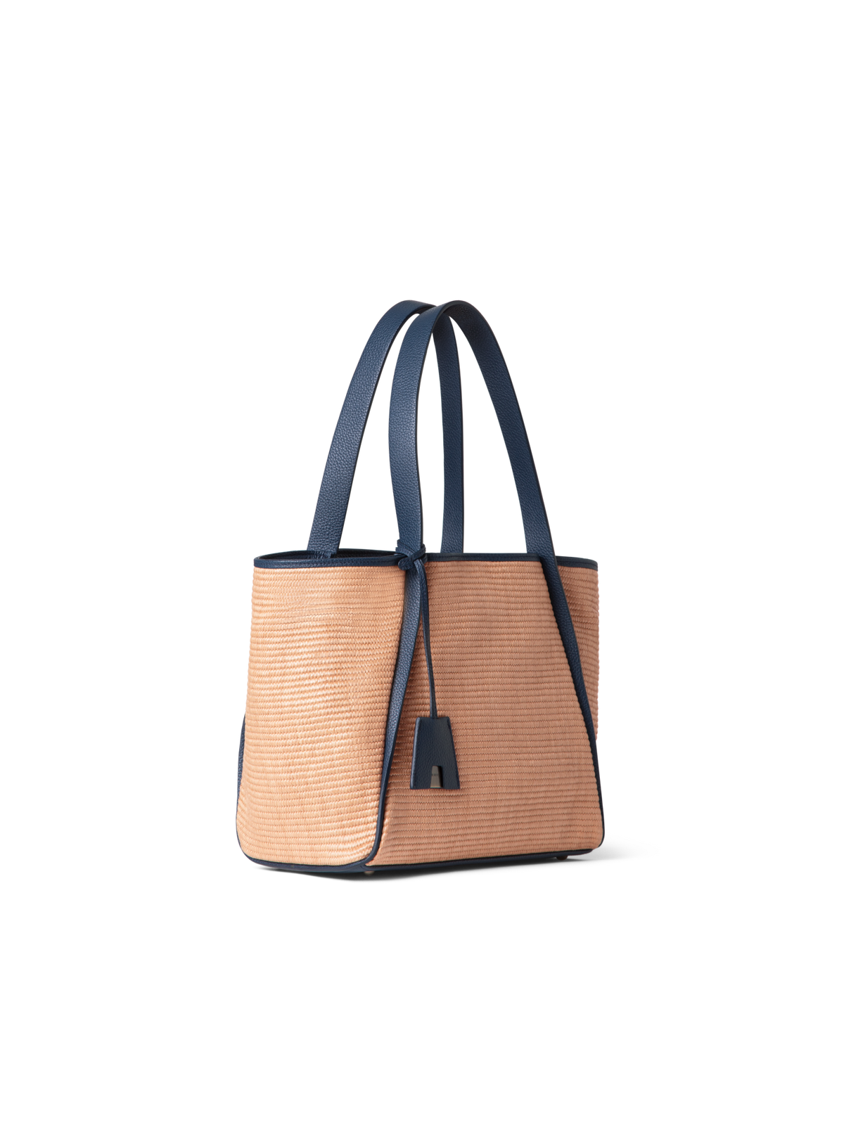 Designer Alex Small Tote - navy - blue - multicolor - beige