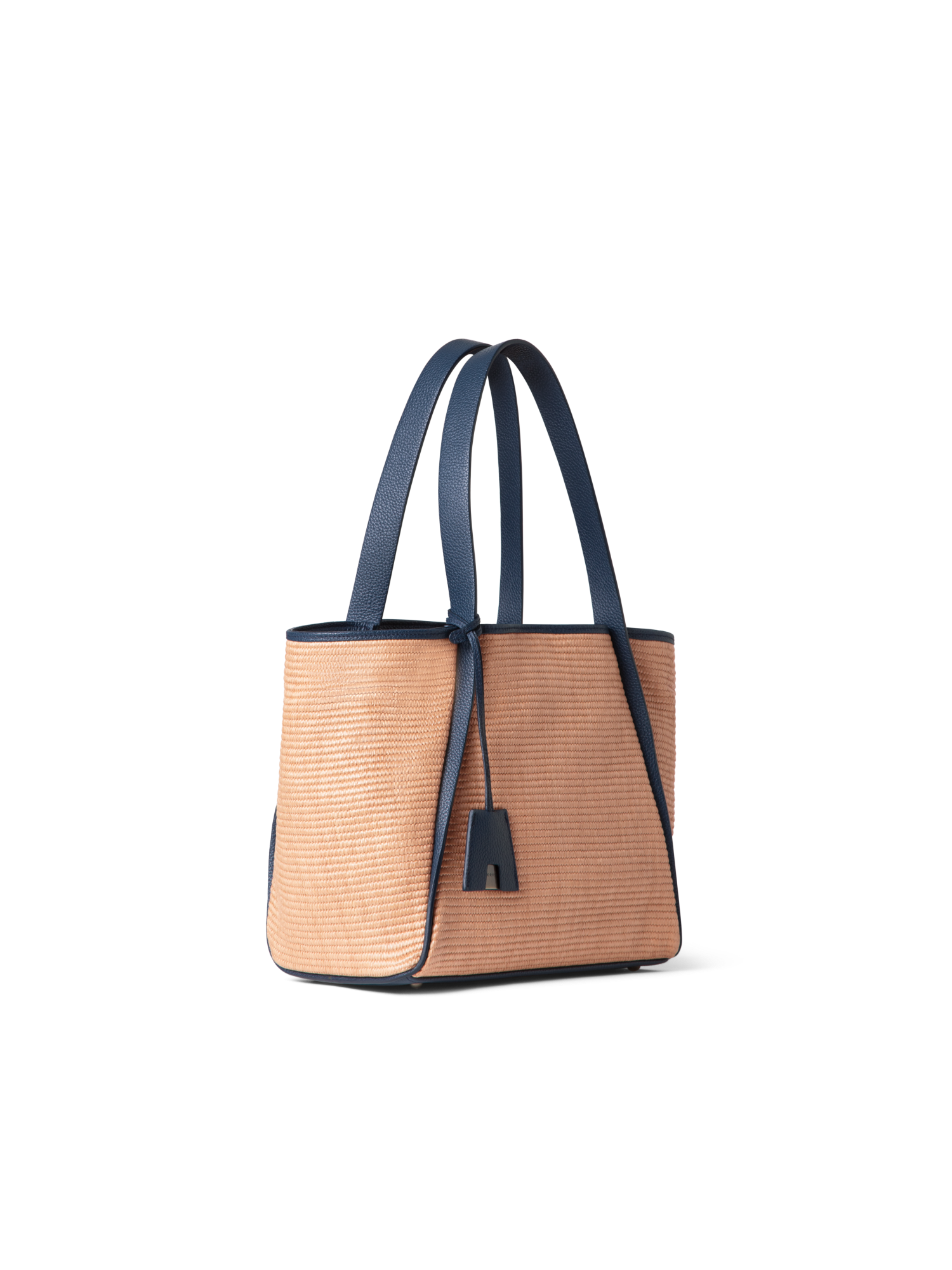 Designer Alex Small Tote - navy - blue - multicolor - beige