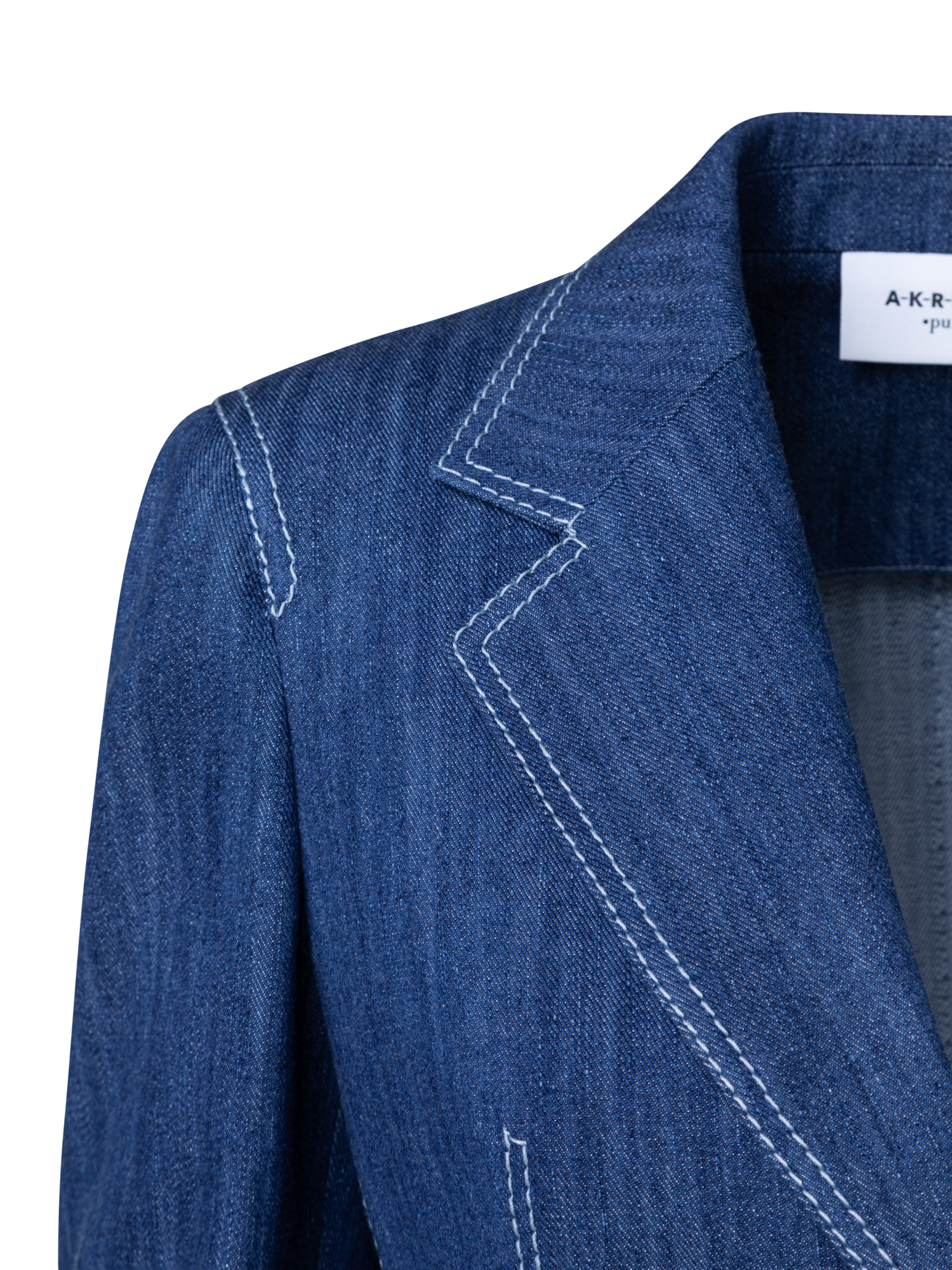 Designer Washed Denim Blazer