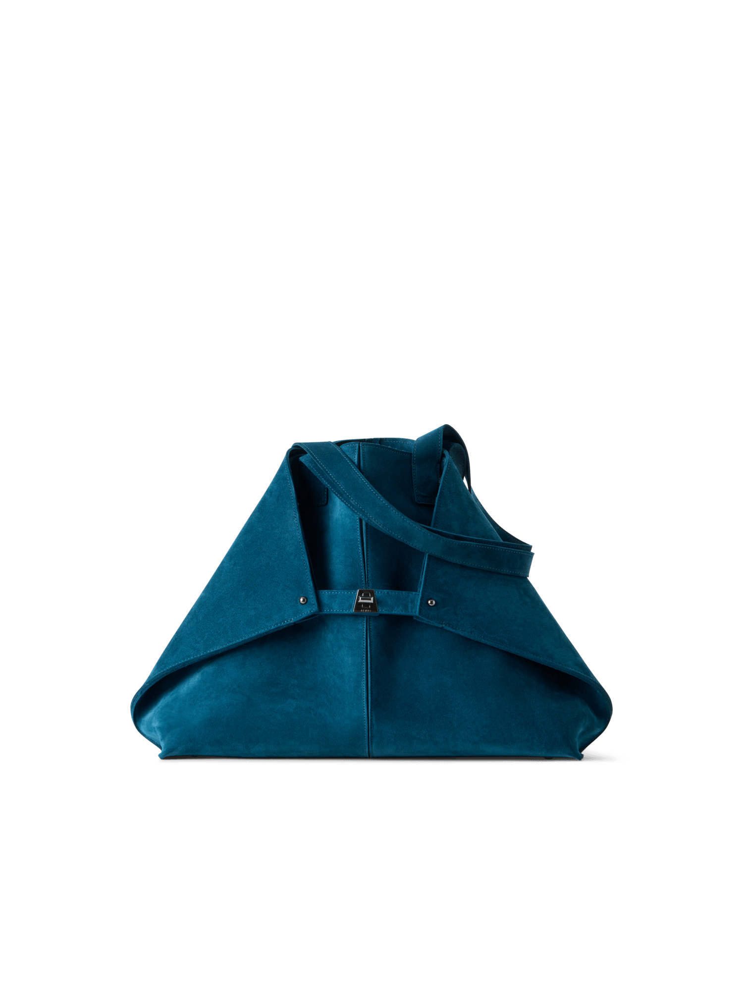 Designer Ai Medium Shoulder Tote - blue