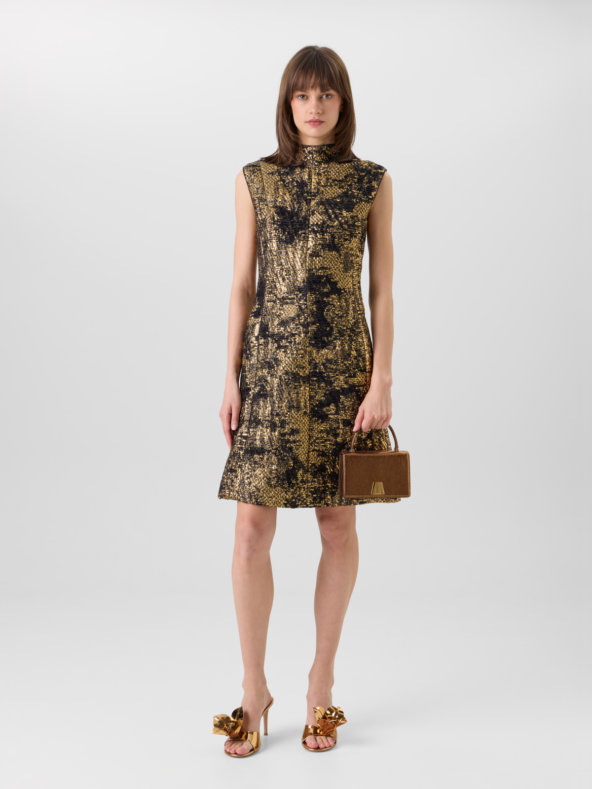 Designer Alice Mini Top Handle Bag - gold #editorial