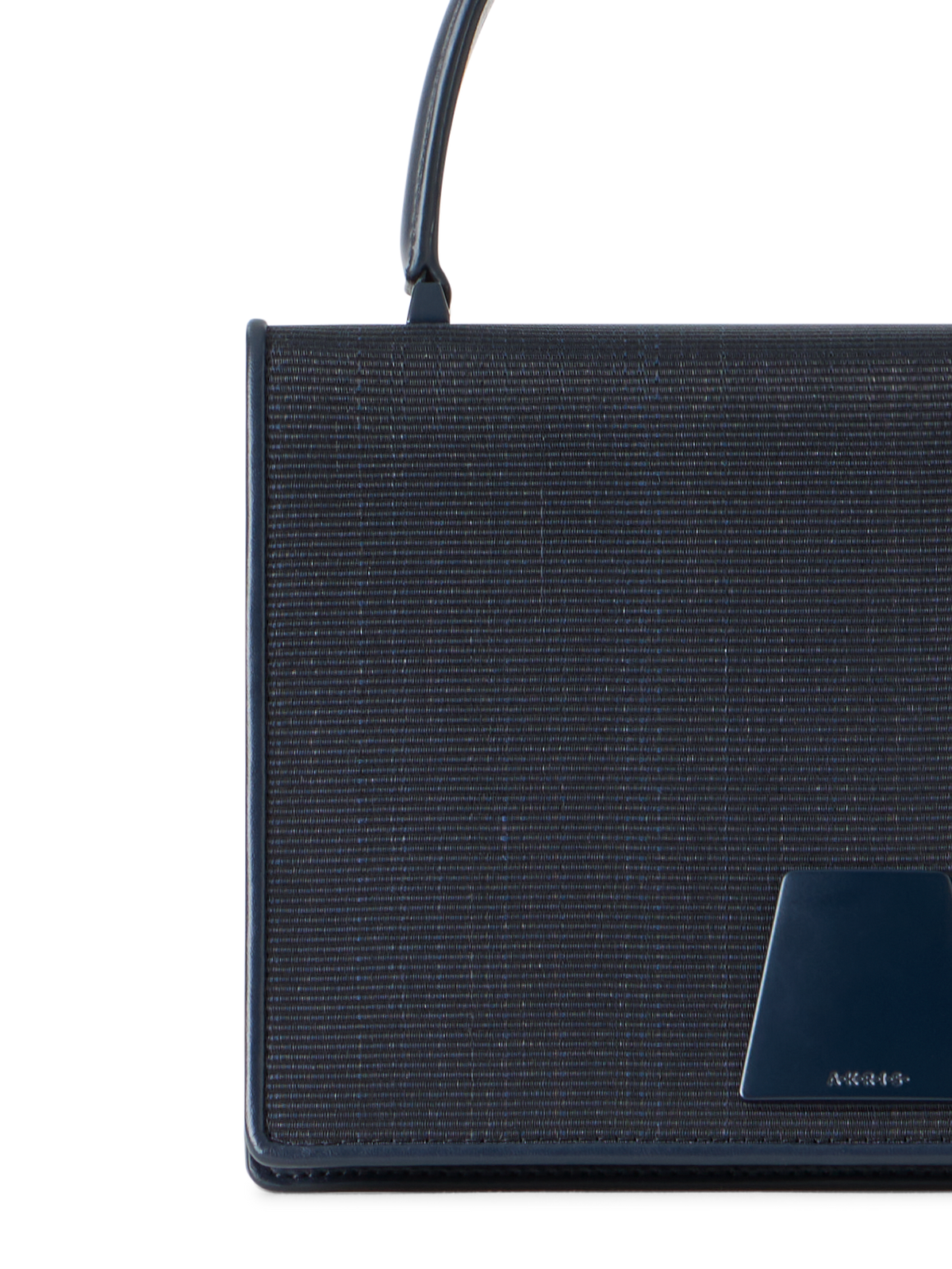 Designer Alice Small Top Handle Bag - neutral - navy - blue