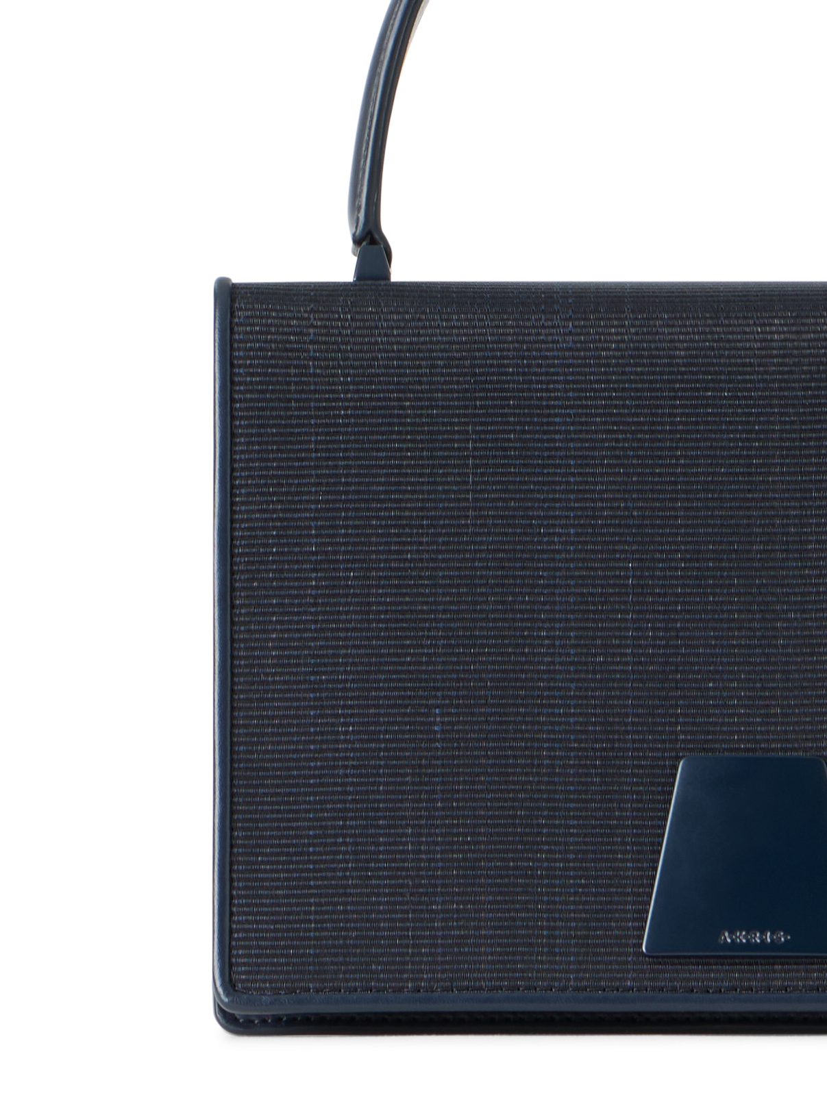 Designer Alice Small Top Handle Bag - neutral - navy - blue