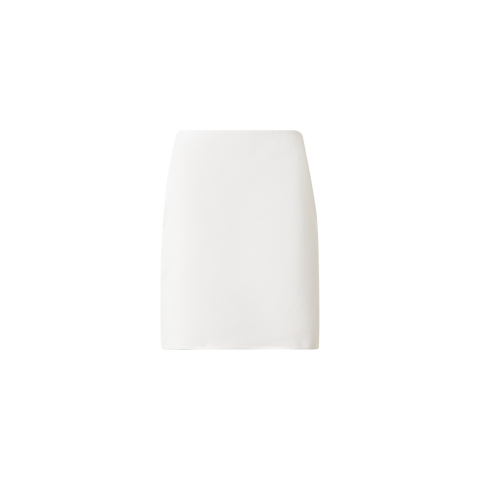 Kurzer Bleistiftrock aus Baumwoll-Doubleface