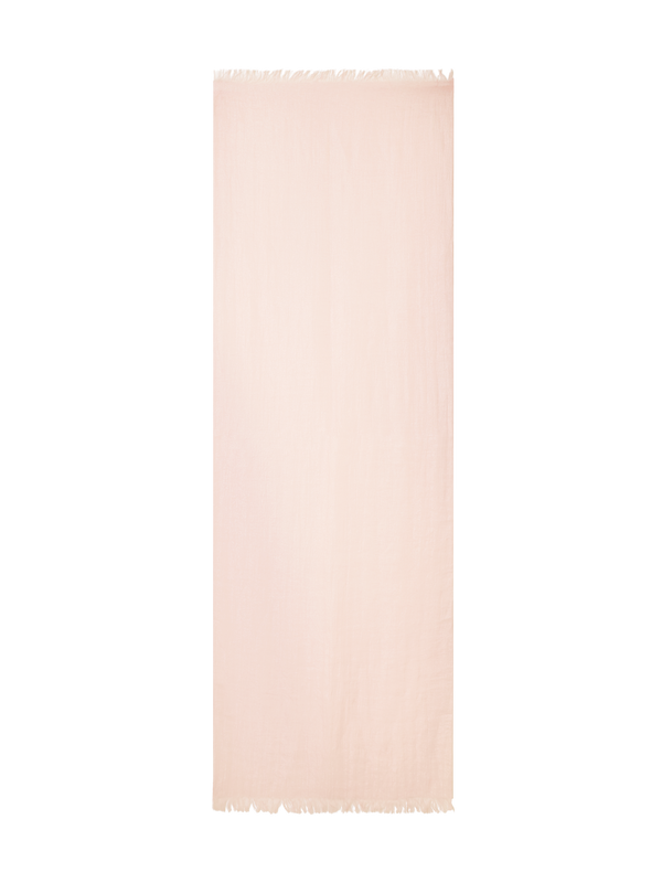 Designer Linen Scarf - pastel - pink