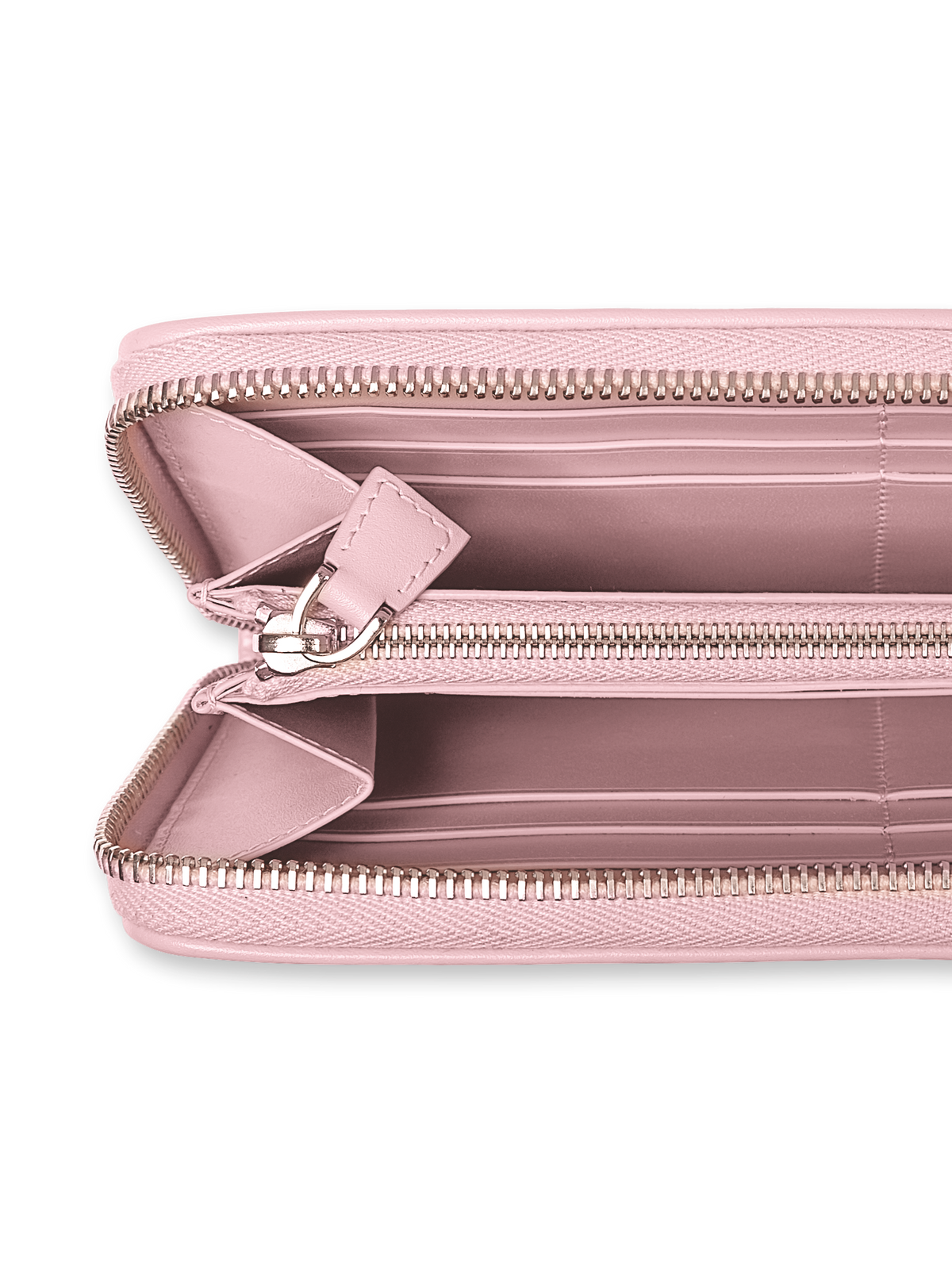 Designer Long Zip Wallet - pink