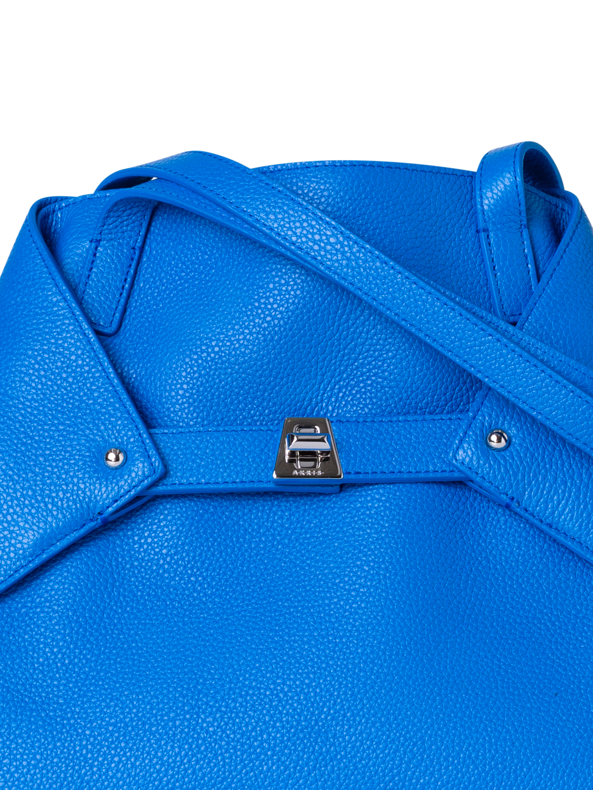 Designer Ai Small Shoulder Tote - blue