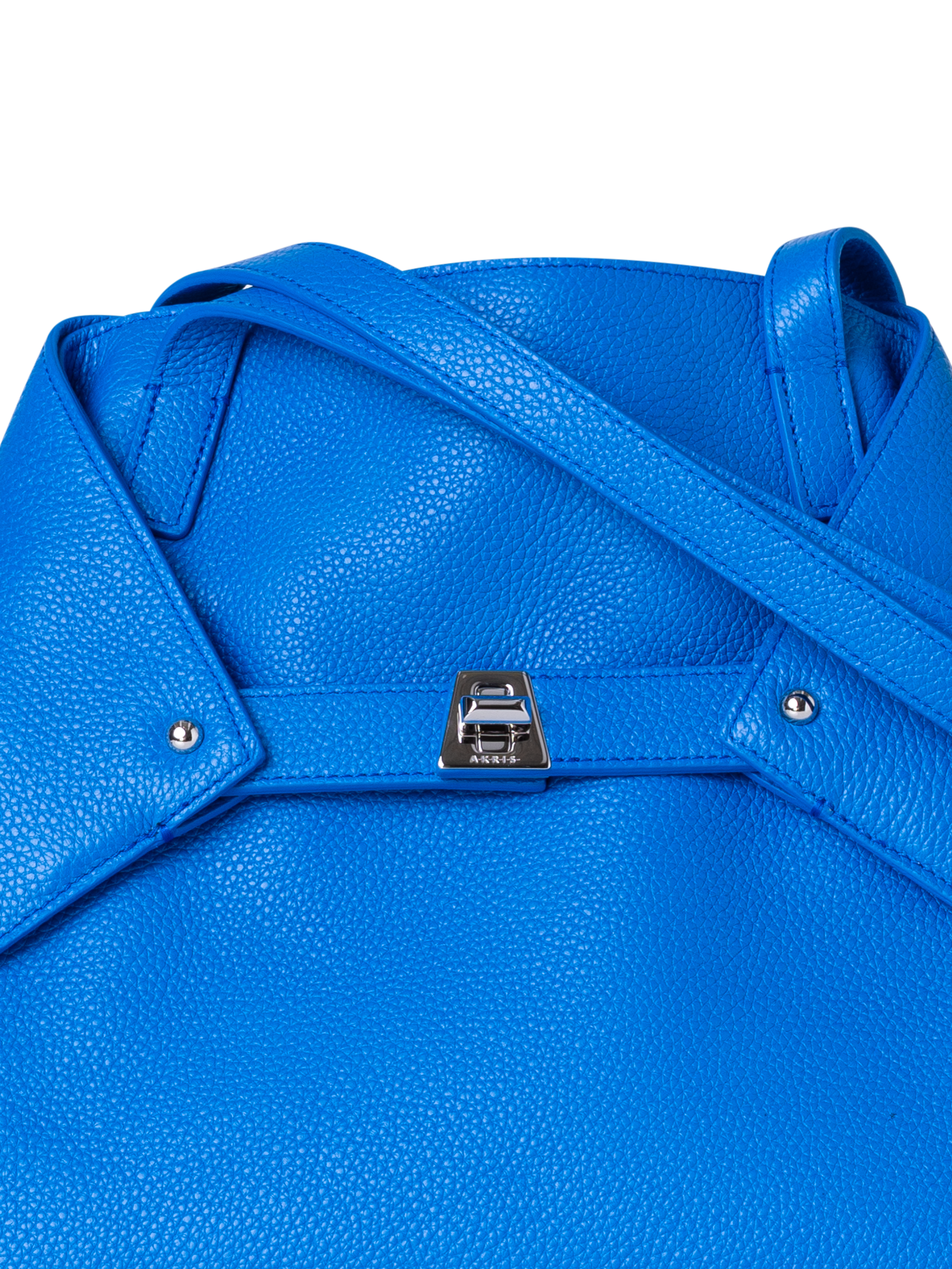 Designer Ai Small Shoulder Tote - blue
