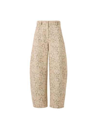 Designer Farrow Pants in Cotton Canvas - beige