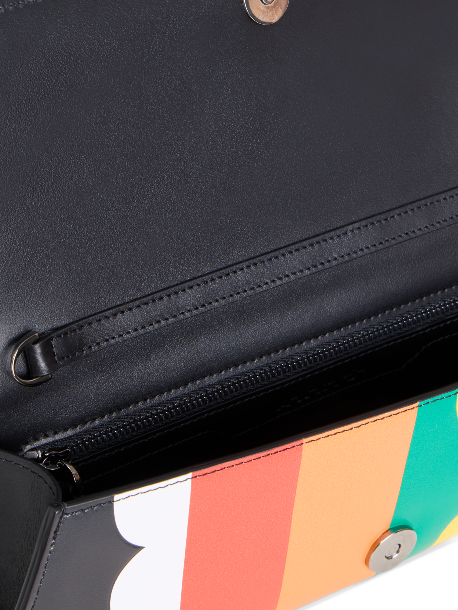 Designer Anouk Small Trapezoid Clutch - multicolor