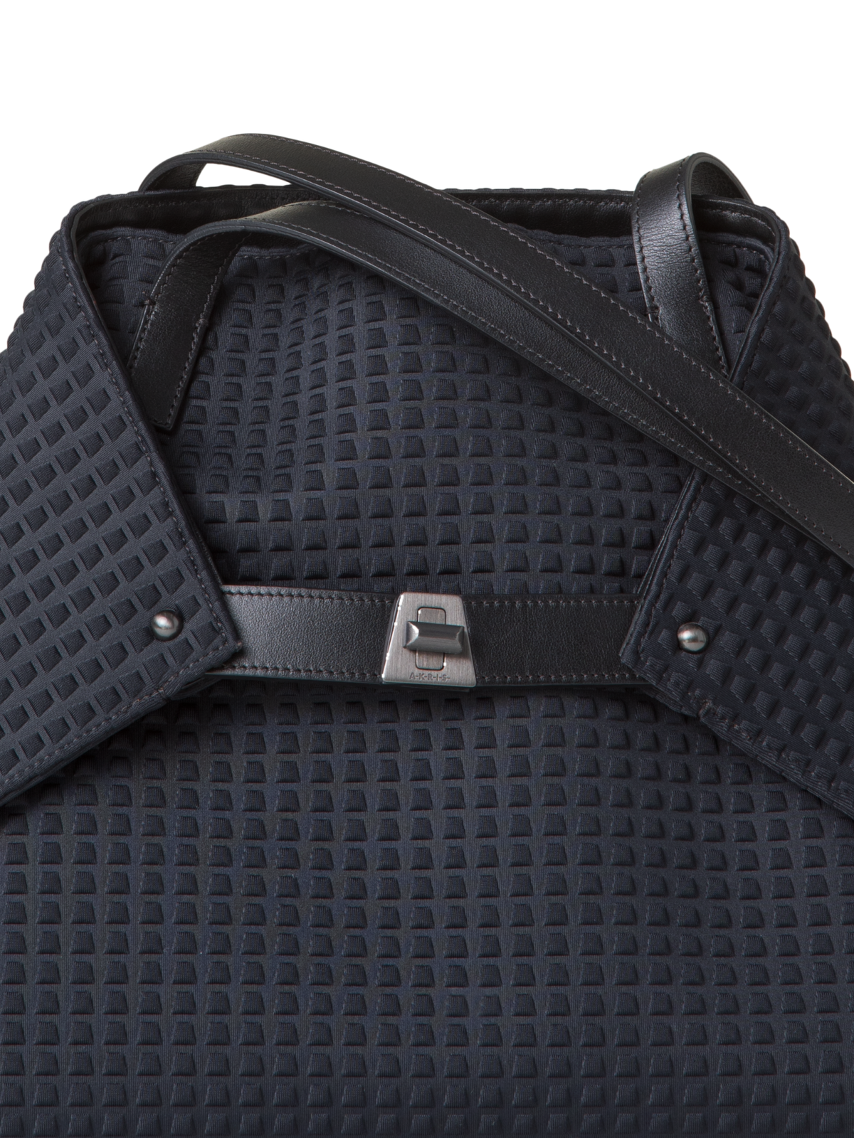 Designer Ai Small Shoulder Tote - black