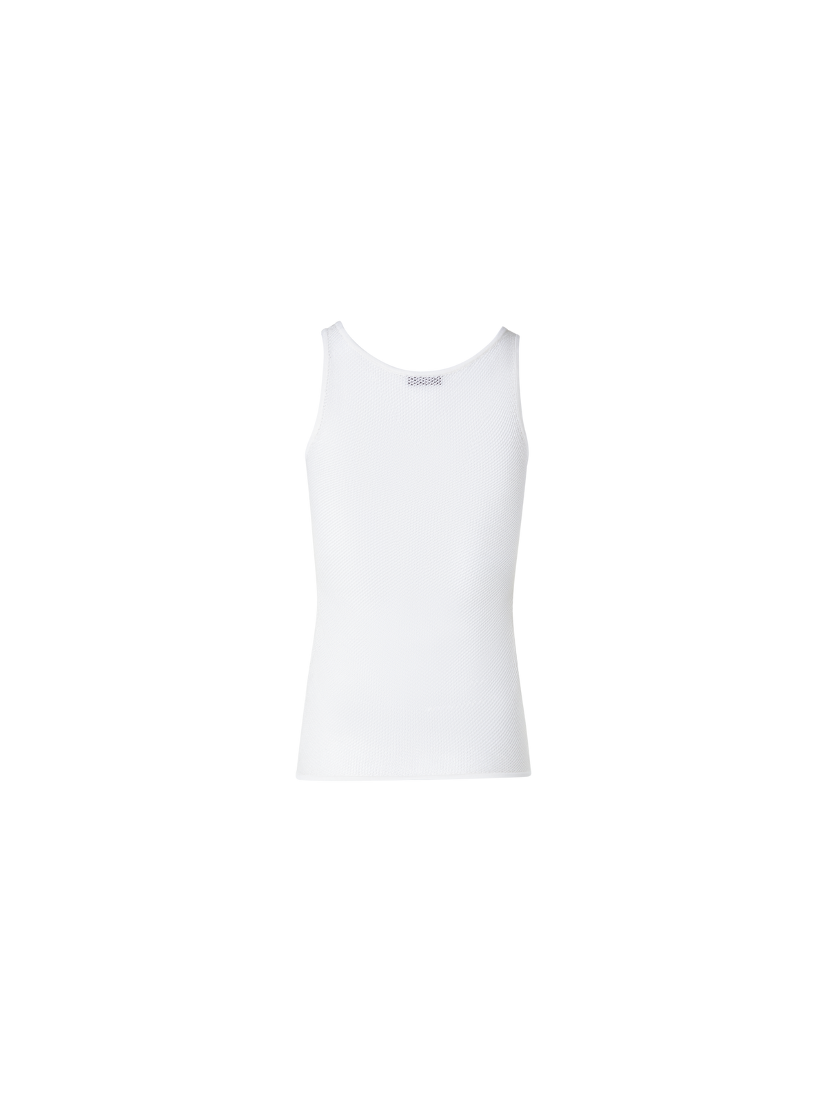 Designer Silk Mesh Knit Tank - ecru
