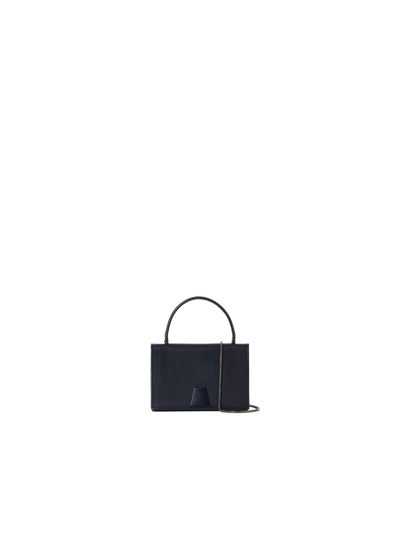 Designer Alice Mini Top Handle Bag - navy - blue